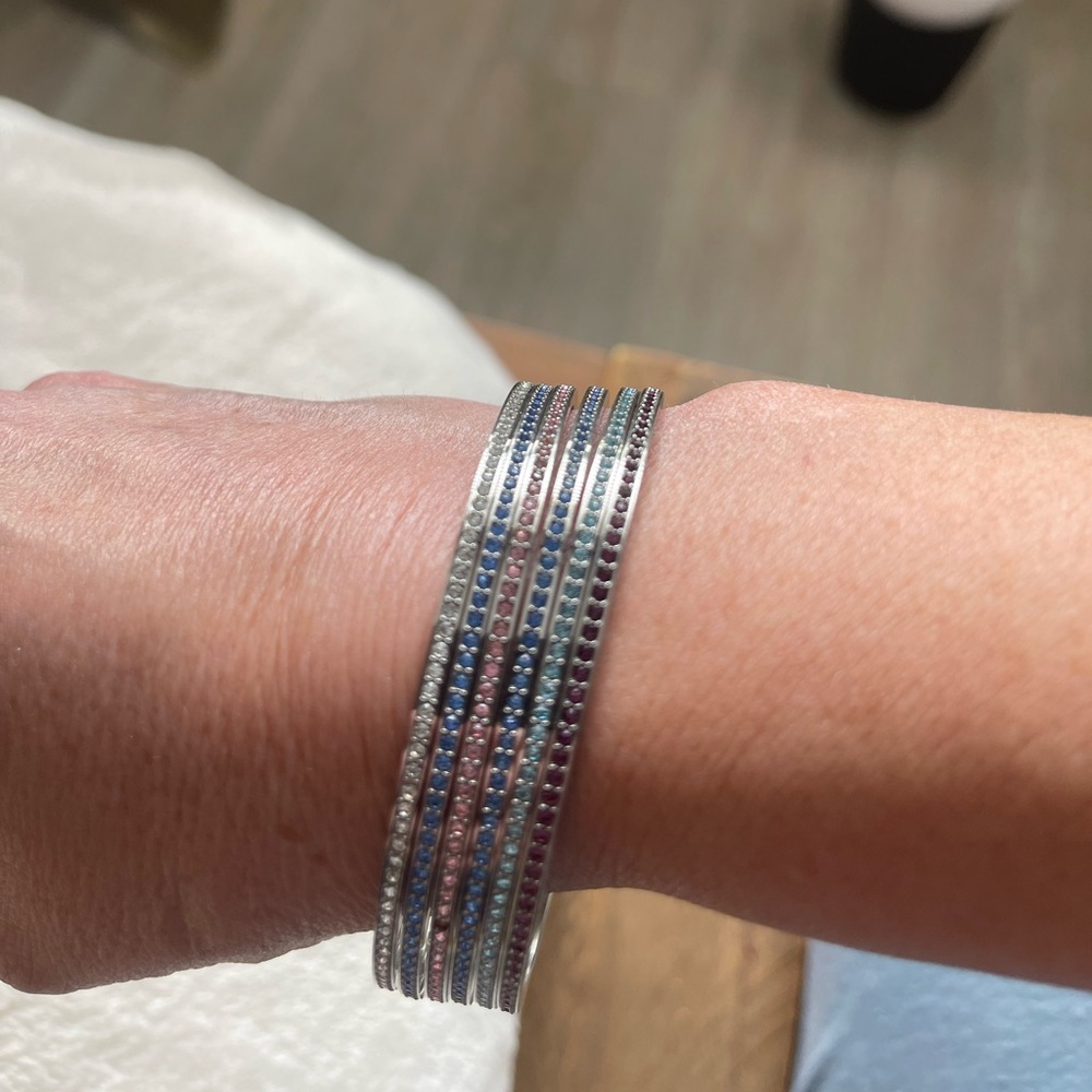 Swarovski bangles multiple colors